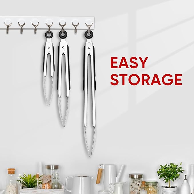 Stainless Steel Tongs Set