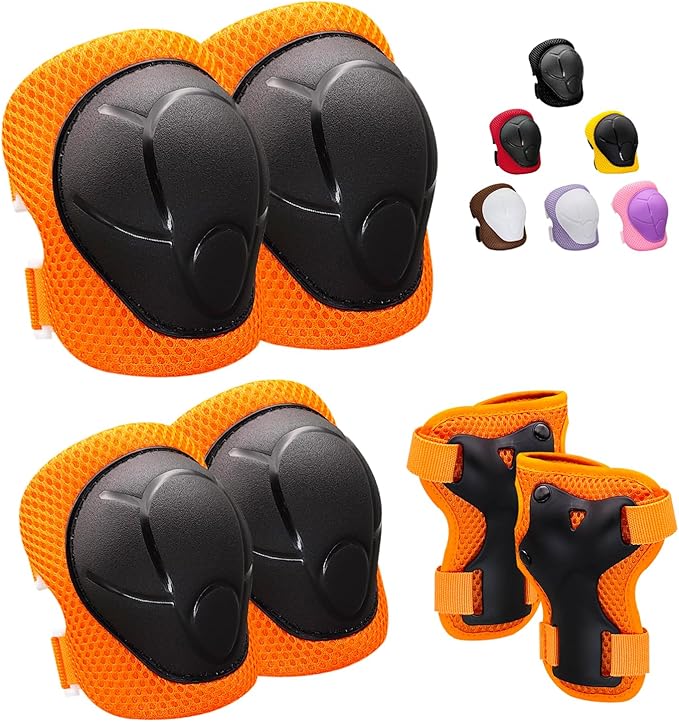 Knee Pads and Elbow Pads Set Toddler 3-8 Years