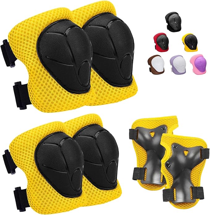 Knee Pads and Elbow Pads Set Toddler 3-8 Years