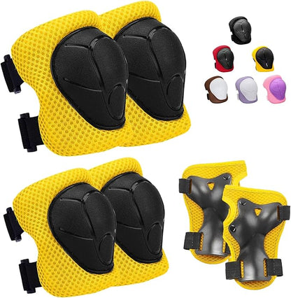 Knee Pads and Elbow Pads Set Toddler 3-8 Years